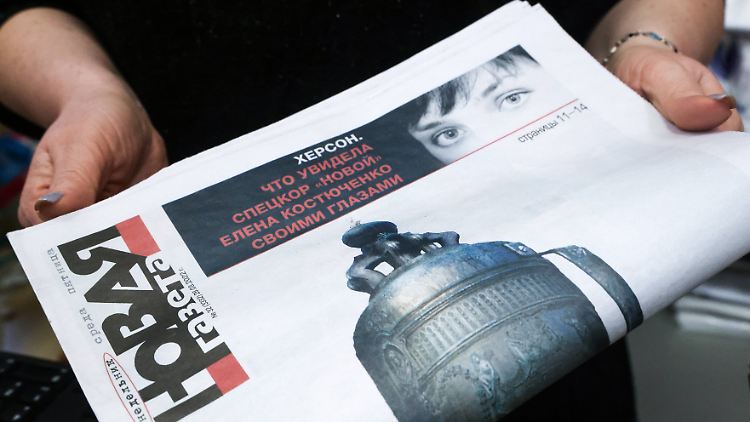Seit März publiziert die "Nowaja Gaseta" nicht mehr. Die Gefahr für ihre Autoren, für kritische Berichte verhaftet zu werden, wurde zu groß.
