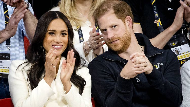 Freuen sich bestimmt auch schon auf Düsseldorf: Prinz Harry und Herzogin Meghan.