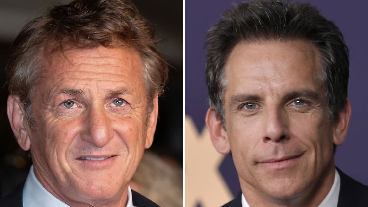 Engagieren sich für Geflüchtete aus der Ukraine: Sean Penn (l.) und Ben Stiller.