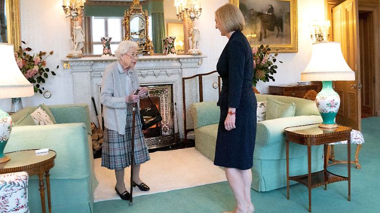 Kurz vor ihrem Tod ernannte die Queen Liz Truss zur britischen Premierministerin.