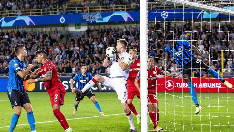 Lukas Hradecky war maßgeblich am entscheidenden Treffer gegen Bayer Leverkusen beteiligt.