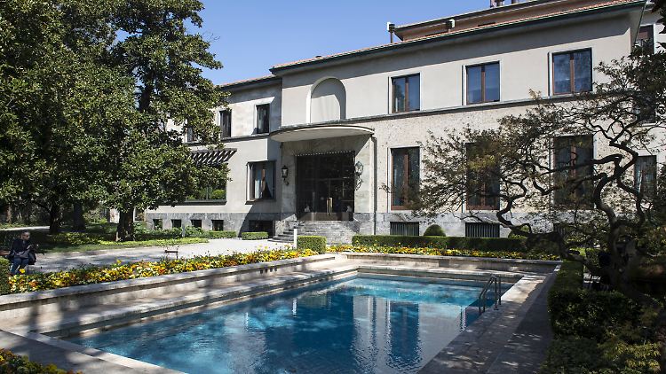 In der Villa Necchi Campiglio in Mailand lässt es sich nett feiern.
