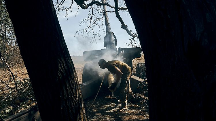 Ein ukrainischer Soldat, irgendwo an der Front.