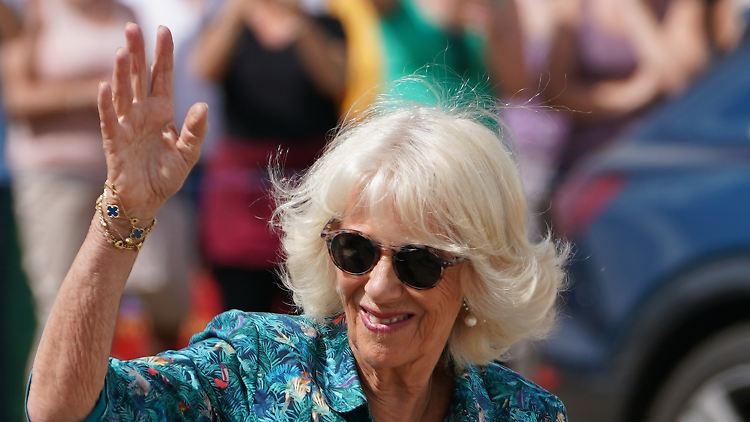 Camilla beim Besuch der Sandringham Flower Show im Sommer dieses Jahres.