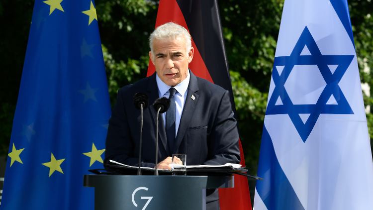 Israels Regierungschef Lapid zu Besuch im Kanzleramt. 