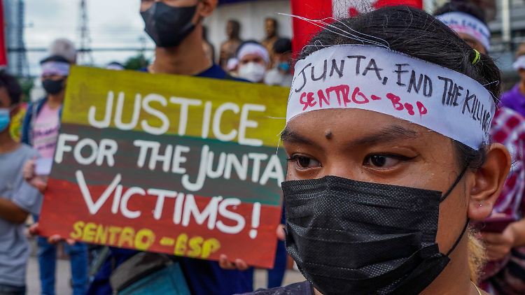Wer gegen die Militärjunta in Myanmar protestiert, begibt sich in Lebensgefahr.  