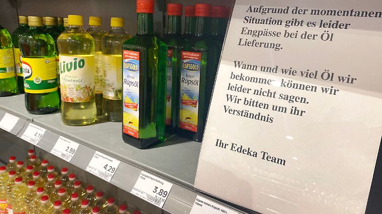 Neben den Energiepreisen stiegen vor allem die Kosten für Lebensmittel im August deutlich. Vorn dabei waren Speiseöle mit knapp 45 Prozent Anstieg. 