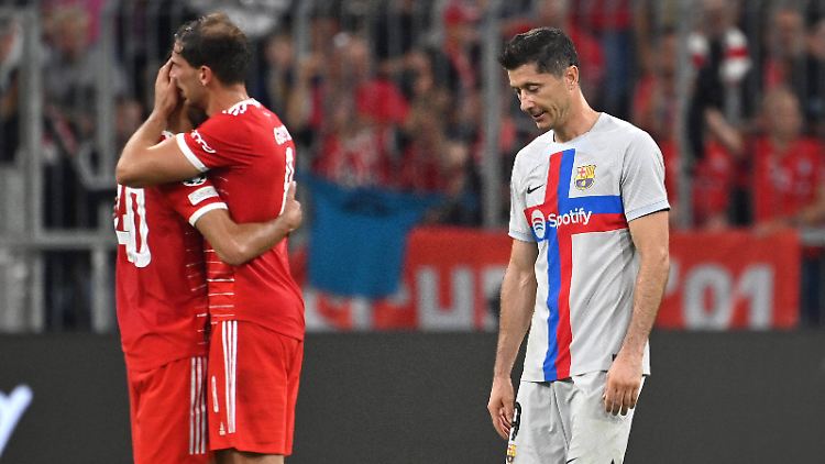 Robert Lewandowskis Rückkehr nach München ging für den Stürmer nicht erfolgreich aus.