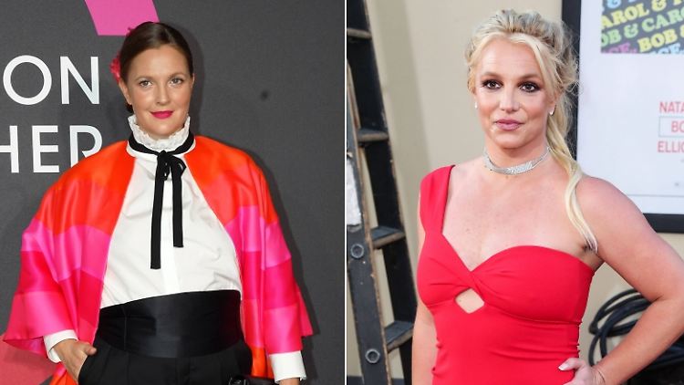 Freundinnen und Leidensgenossinnen: Drew Barrymore (l.) und Britney Spears.