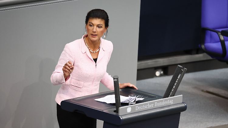 Wagenknecht sieht keinen Fehler in ihrer Rede.