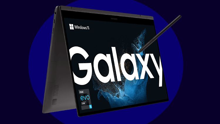 Das Samsung Galaxy Book 2 Pro 360 gibt es dank Cashback-Aktion für unter 1.000 Euro.