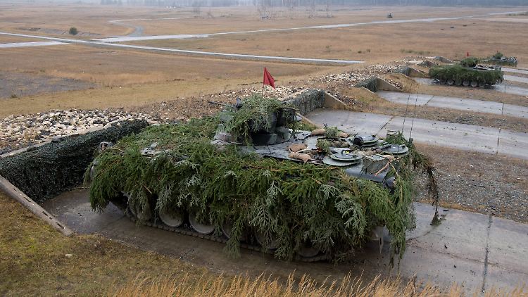 Baerbock mahnt eine baldige Entscheidung über Panzerlieferungen an die Ukraine an.