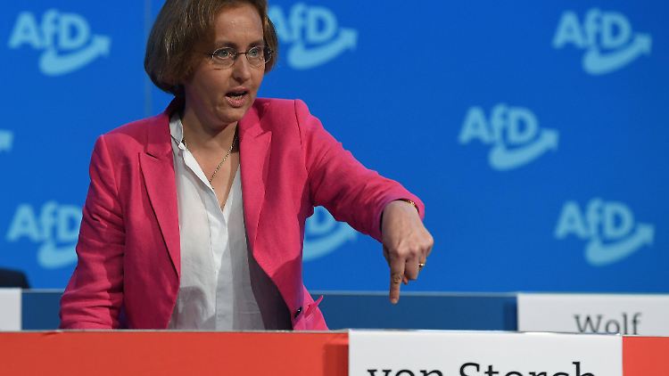 Gestikuliert gerne: Beatrix von Storch.