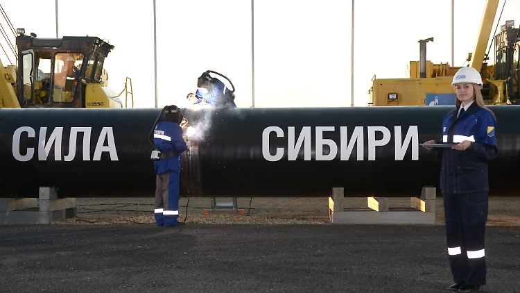 Die Pipeline Kraft Sibiriens 1 ist bereits seit 2019 in Betrieb (Archivbild).