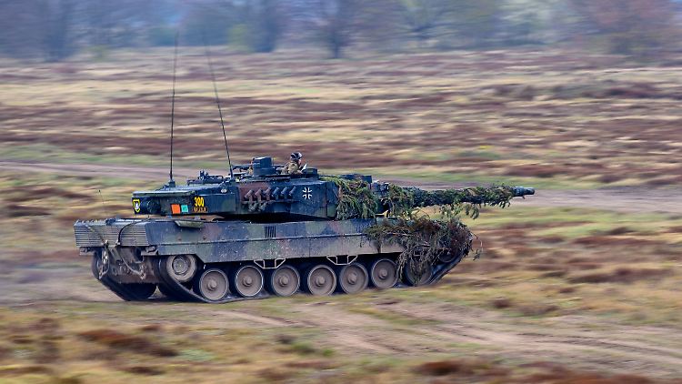 Die Ukraine fordert Kampfpanzer wie den deutschen Leopard 2.