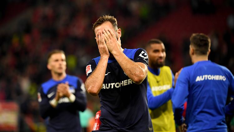 Bis spät in die Nachspielzeit lag Hertha in Mainz in Führung.