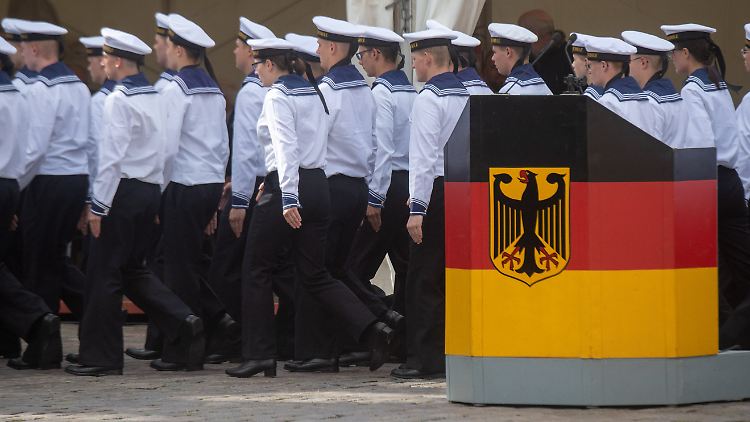 133 Rekruten legten am Donnerstag ihren Eid ab.