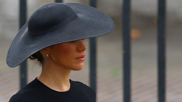 Für das Begräbnis von Königin Elizabeth II. kam Meghan nach Großbritannien zurück.