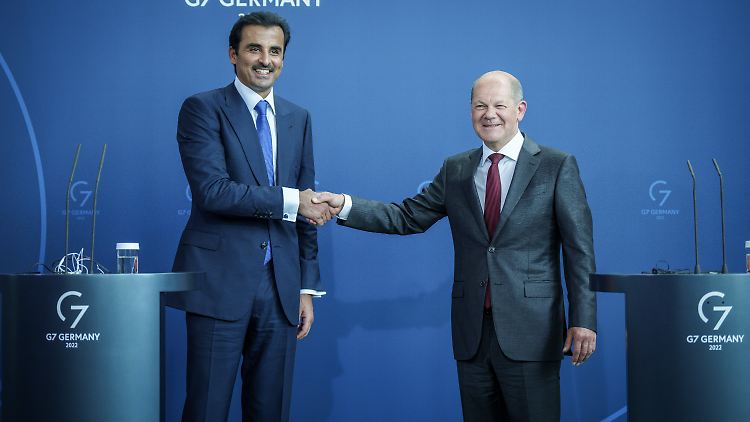 Den Emir von Katar Emir Tamim bin Hamad Al Thani hatte Scholz erst im Mai in Berlin empfangen.
