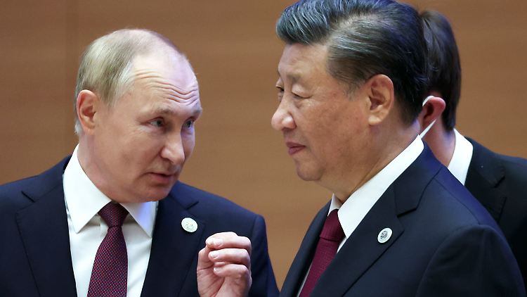 Die Beziehungen zwischen Russland und China sind durch den russischen Angriffskrieg in der Ukraine im Gegensatz zu Europa nicht belastet. 