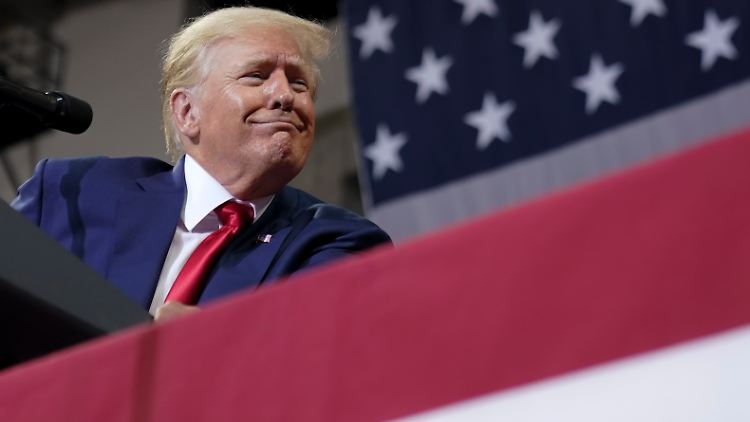 "Wenn ich der Präsident wäre, hätten sie mich nicht dort hingesetzt": Donald Trump.