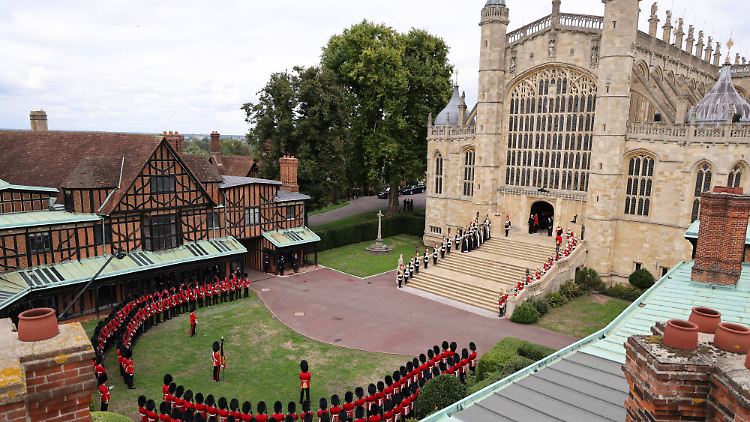 Hier findet die Queen ihre letzte Ruhe: die St.-Georges-Kapelle in Windsor.