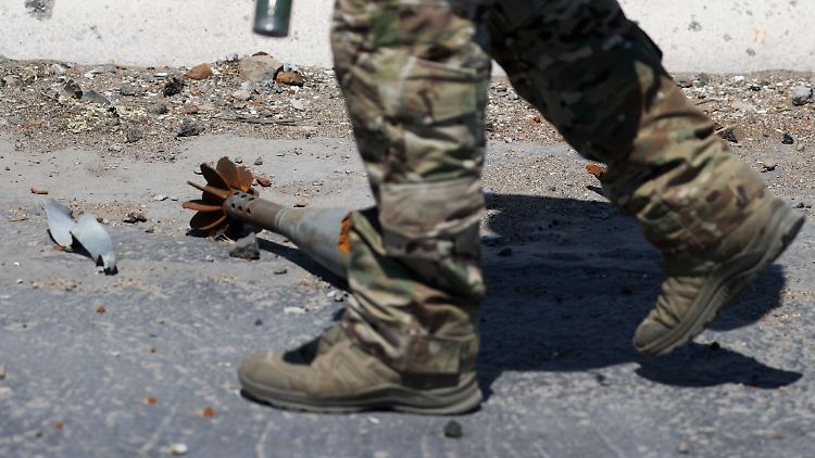 Ein russischer Soldat in Mariupol.