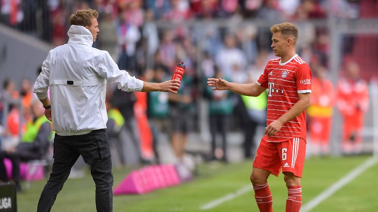 Joshua Kimmich und Julian Nagelsmann arbeiteten kurz beim FC Bayern zusammen.