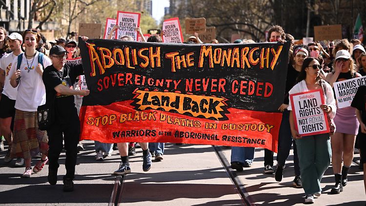 Neben Sydney und Adelaide gab es auch in Melbourne Demonstrationen.