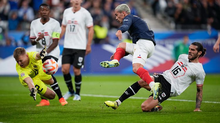 Die Franzosen kamen in Paris im direkten Duell zu einem 2:0.