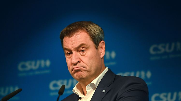 Er und andere Ministerpräsidenten seien sehr enttäuscht, sagt Söder. 