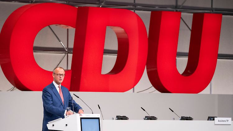 Friedrich Merz Anfang September auf dem CDU-Parteitag in Hannover.