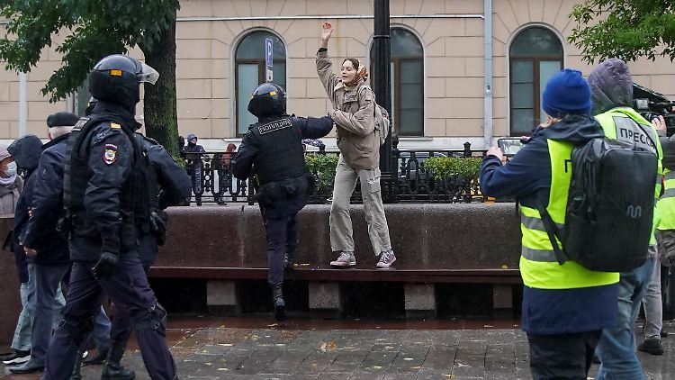 In den vergangenen Tagen kam es in Russland zu mehreren Protesten gegen die Teilmobilmachung.