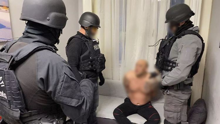 Europol veröffentlichte dieses Bild vom Zugriff in Berlin. 