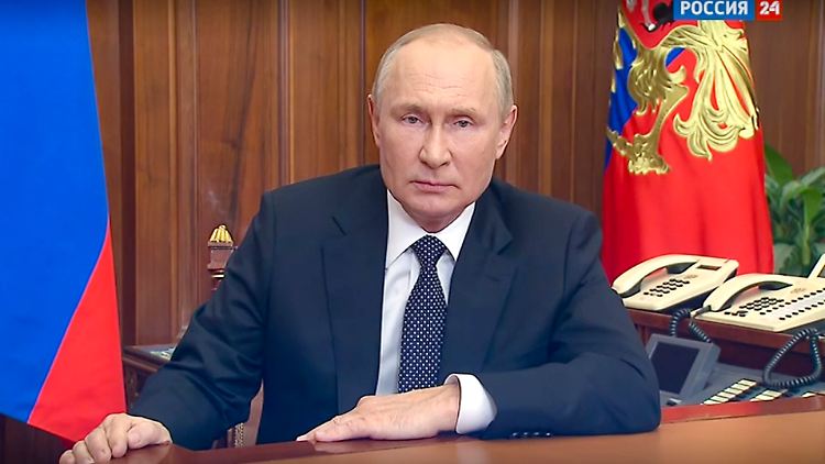 Präsident Putin droht mit dem Einsatz von Atomwaffen.