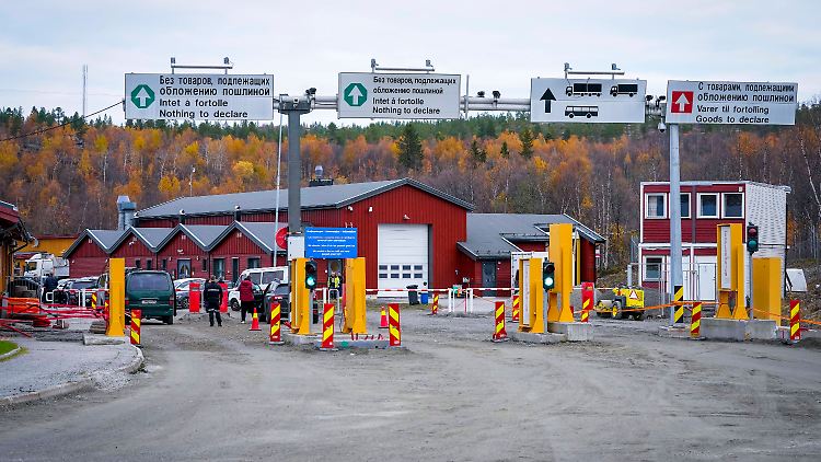 Einziger offizieller Grenzübergang zwischen Norwegen und Russland: Grenzstation Storskog