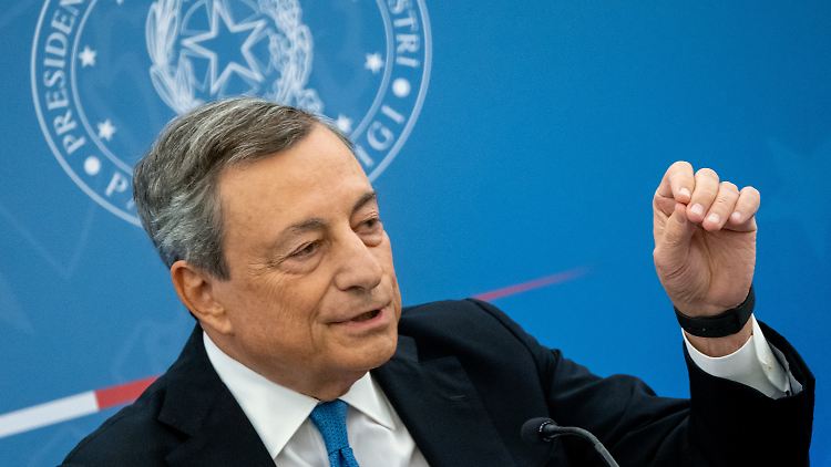 Italiens Ministerpräsident Mario Draghi