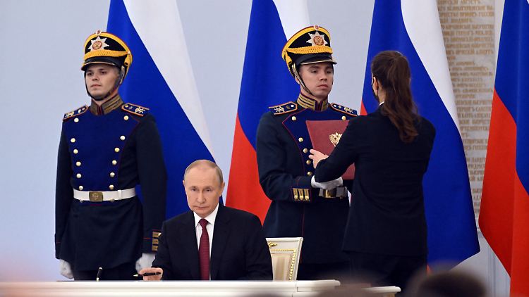 Eine neue Krim-Rede wird Putin wohl nicht mehr halten können.