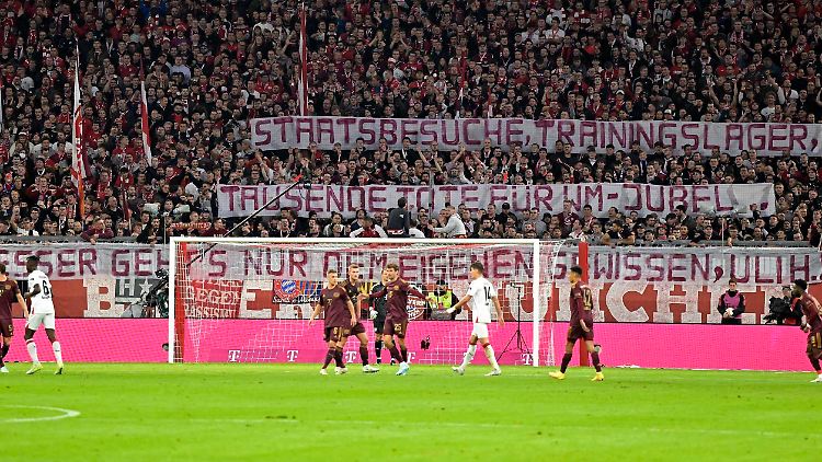 Klare Botschaft aus der Kurve.