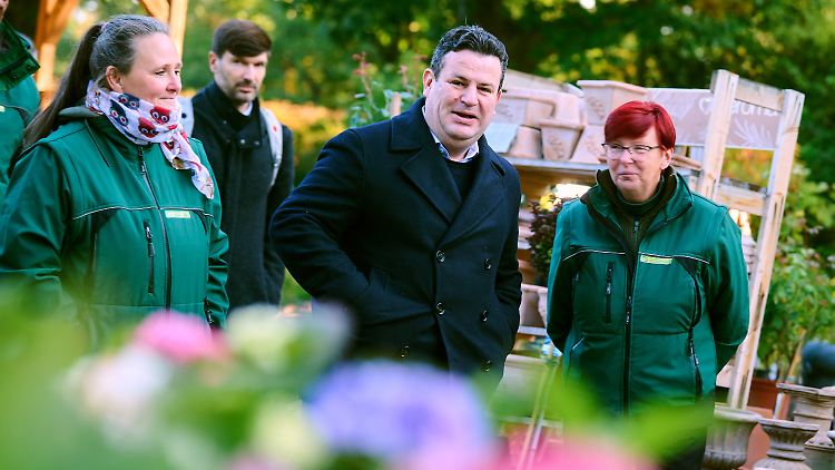 Arbeitsminister Hubertus Heil glaubt nicht, dass durch den höheren Mindestlohn die Arbeitslosigkeit steigt.