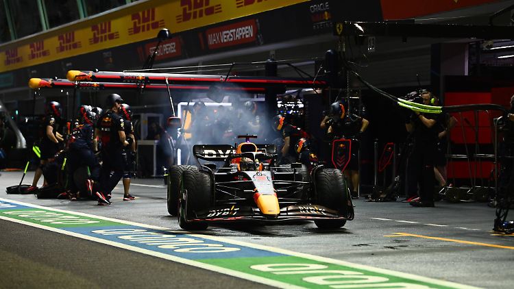 Verstappen kam auf keine sehr schnelle Runde. 