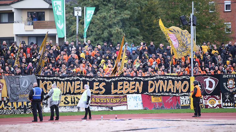 Einige Dresdner Fans benahmen sich in Bayreuth kräftig daneben.