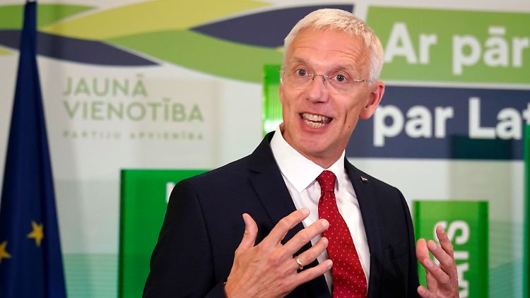 Die liberalkonservative Partei von Regierungschef Karins ist klarer Sieger bei den Wahlen in Lettland. 