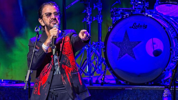 Da ging es ihm noch gut: Ringo Starr bei einem Auftritt am 17. September in Hollywood (Florida).