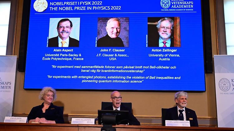 Der diesjährige Physik-Nobelpreisl geht an drei Forscher.