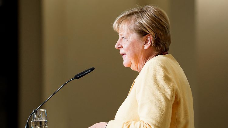 Merkel wird von der UN geehrt.