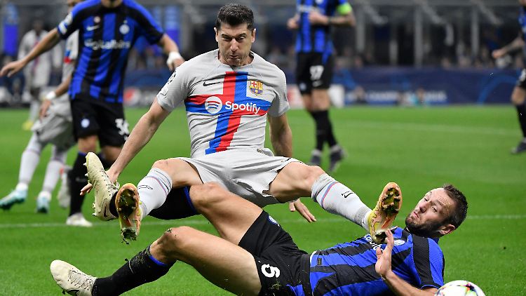 Diesmal gab es für Robert Lewandowski kein Durchkommen.