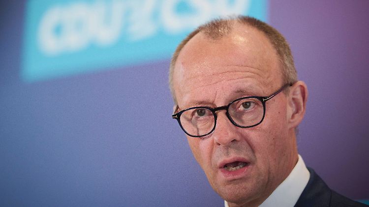 Merz macht Wahlkampf.