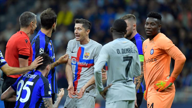 Robert Lewandowski war einfach auch ein wenig frustriert. 
