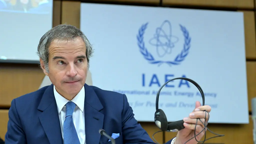 IAEA-Generaldirektor-Rafael-Grossi-Die-Internationalen-Atomenergiebehoerde-hat-einen-Bericht-zur-Uran-Anreicherung-im-Iran-veroeffentlicht-Archivbild